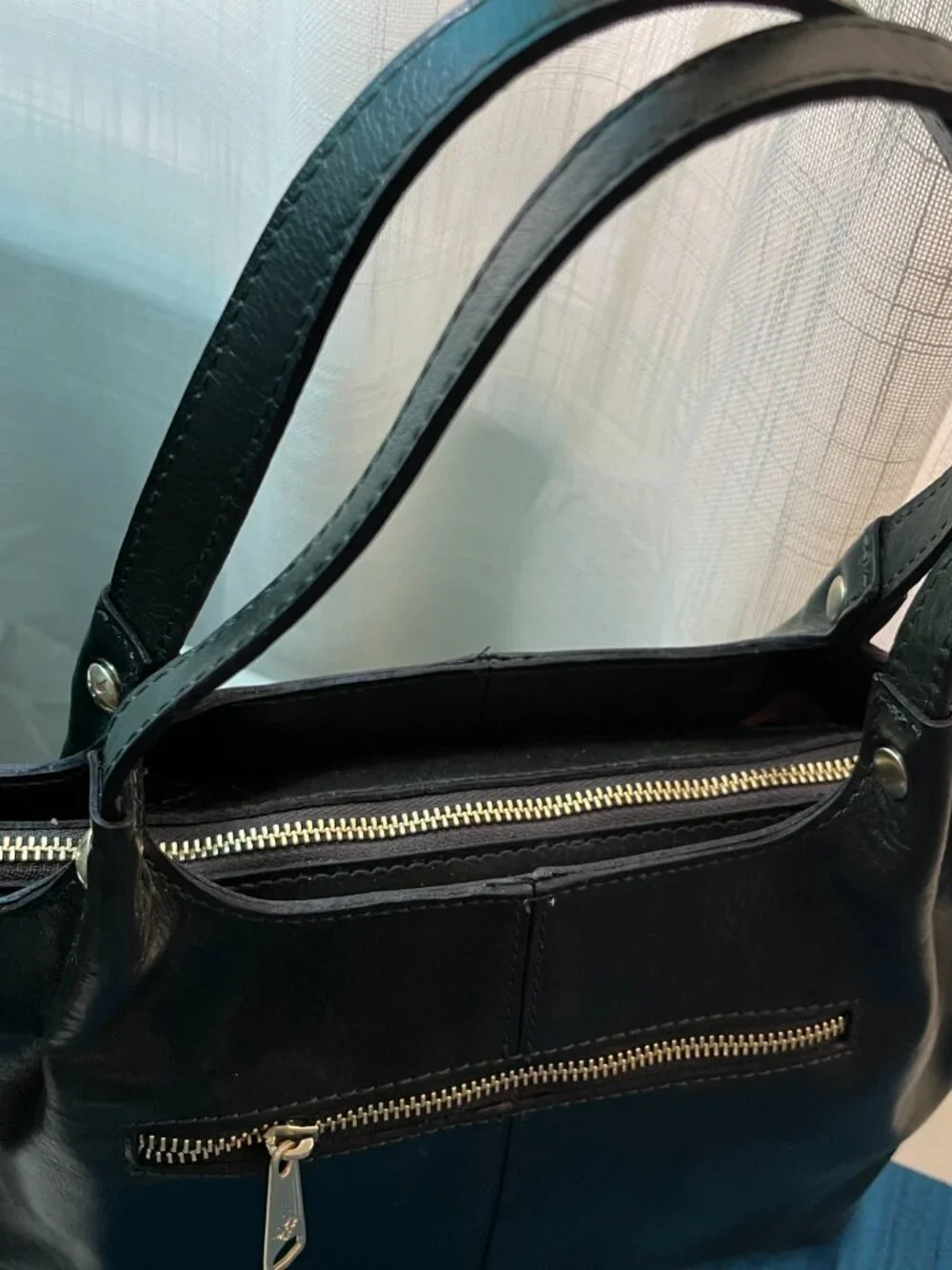 NEW Patricia Nash Leather Handbag - DARK Olive